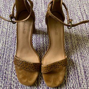 Madewell Leopard Print Heels
